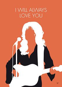 No273 MY Dolly Parton Minimal Music Poster von Chungkong Art