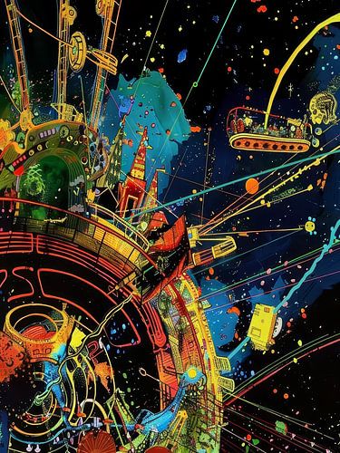 Spaceship Style Abstract