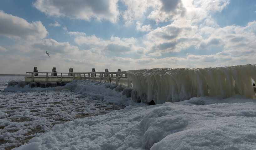 de afsluitdijk op 28 februari 2018  par Kevin Boelhouwer