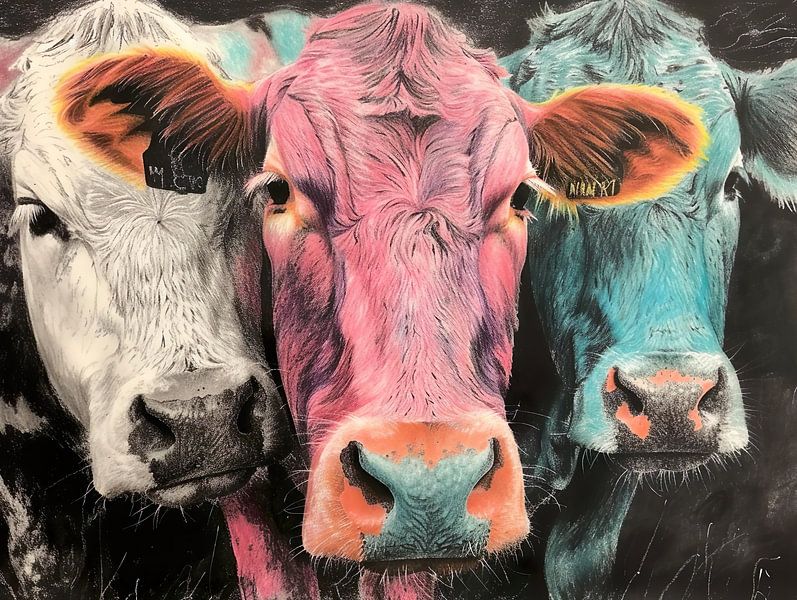 Playful cows by PixelPrestige