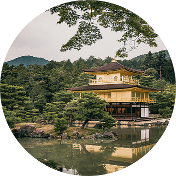 Kinkaku-ji (gouden tempel) van Sascha Gorter