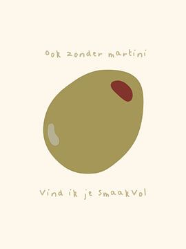 Olive | Humorous poster by Romy Smit