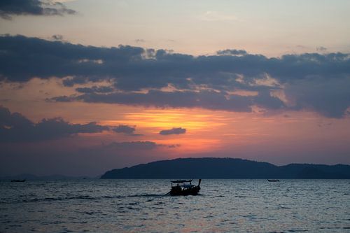 Thailand - Sunset in front of Krabi
