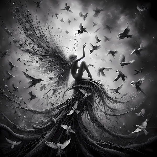 Dying nature - A fairy's cry for help by ButterflyPix