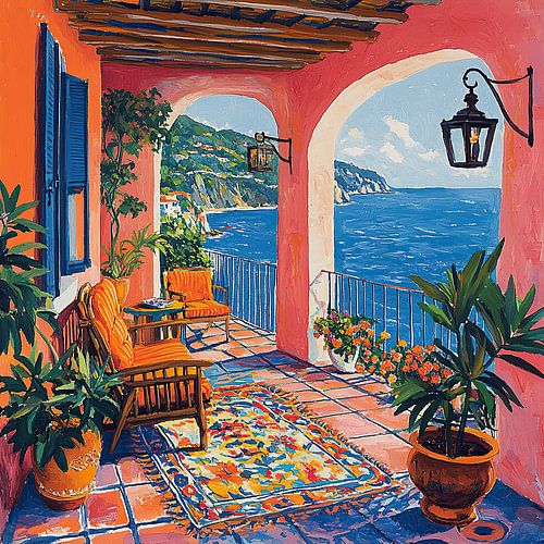 Matisse inspiriert Meer Meerblick von Niklas Maximilian