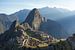 Machu Picchu, Panorama foto van Inca Ruïne, Peru van Martin Stevens