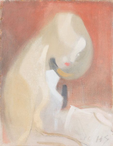 Girl with Blonde Hair, Helene Schjerfbeck by All the Masters