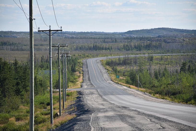 The James Bay Road in summer by Claude Laprise
