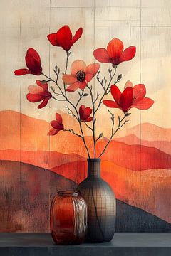 Magnolia Glow – Vlam in Vaas van Studio Ypie