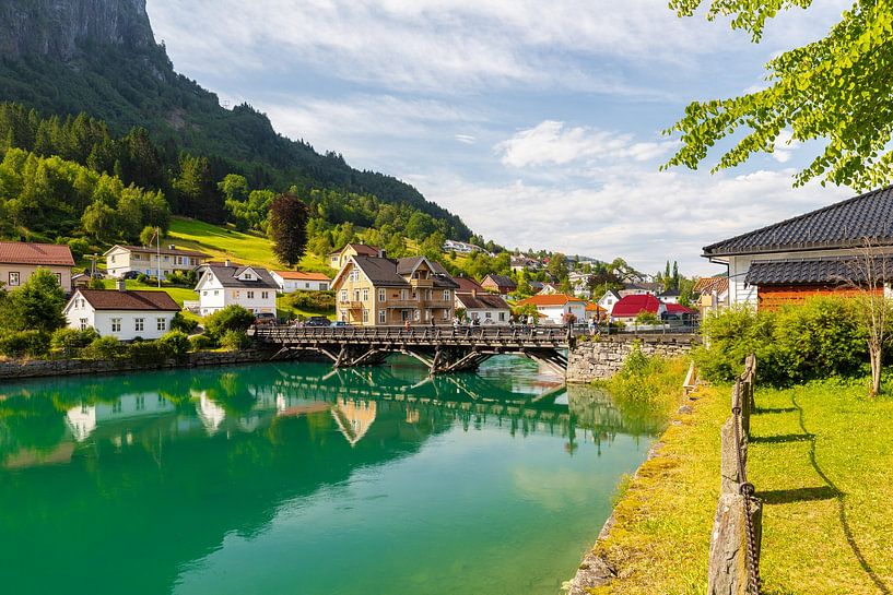 Le village pittoresque de Stryn, près du célèbre Geirangerfjord, dans la magnifique Norvège. par Kim Willems