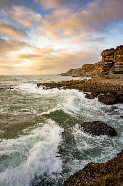 Zonsondergang westkust Portugal van Henk Boerman