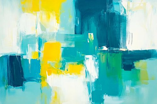 Colourful abstract work of art