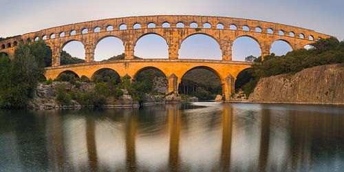 Panorama du Pont Du Gard, France