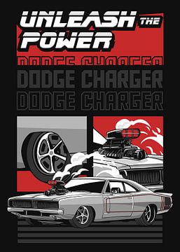 Dodge Charger RT Muscle Car by Adam Khabibi