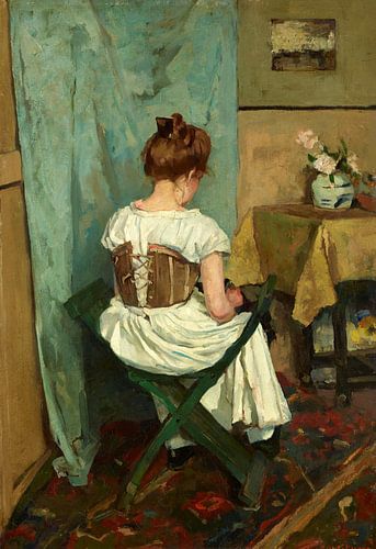 Atelier seated girl, Coba Ritsema