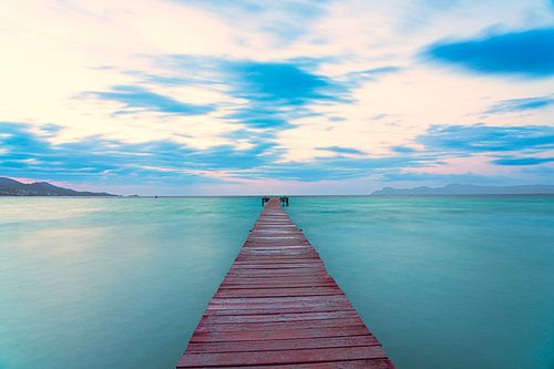 Steg am Playa de Muro
