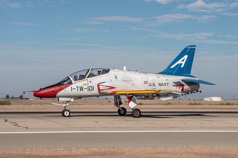 A Boeing T-45C Goshawk &quot;Blue Centennial&quot; from Training Wing 1 (originating from NA by Jaap van den Berg