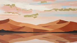 Dageraad boven de Woestijn van Victor Weijers