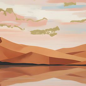 Dawn over the Desert by Victor Weijers