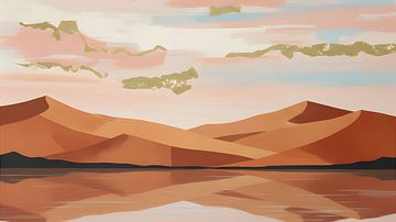 Dawn over the Desert by Victor Weijers