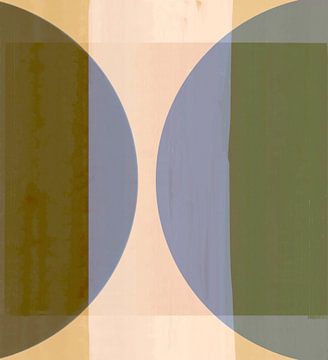 Abstracte Bauhaus-vormen van FRESH Fine Art