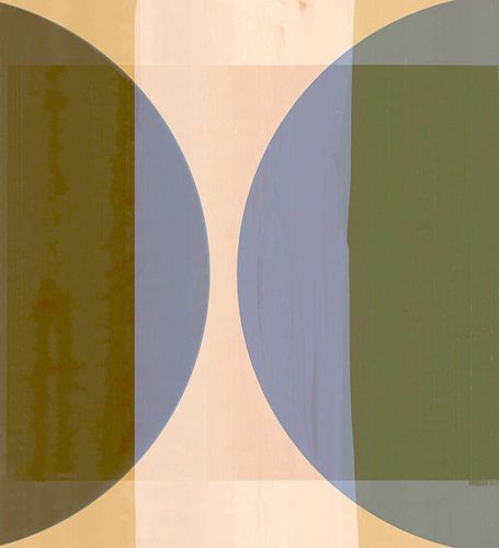 Abstract Bauhaus shapes by FRESH Fine Art