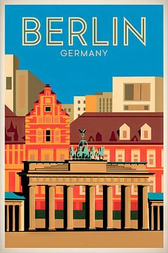 Berlijn, Duitsland. van Poster Art Shop