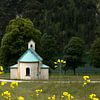 Seehofkapelle Achenkirch Kapel aan de Achensee van Saranda in t Veld Fotografie