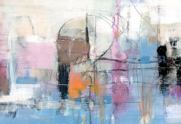 abstracte intuïtie 3 van Claudia Gründler
