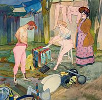 Le Cirque Corvi (ca. 1893) painting by Georges de Feure.