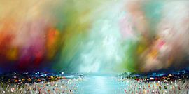 Colorful Landscape by Gena Theheartofart