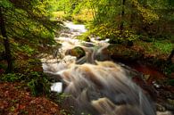 Romantische Bode Falls in de herfst van Oliver Henze thumbnail