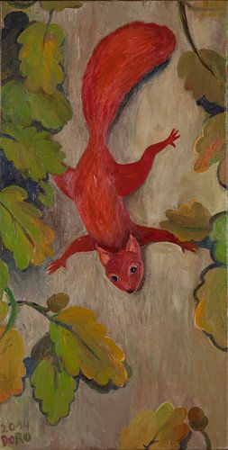my neighbour, the squirrel by Dorothea Linke