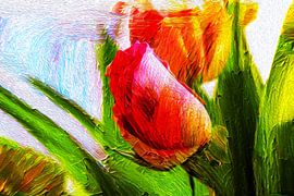 Artificial intelligence : the rose head by Photoart-Naegele