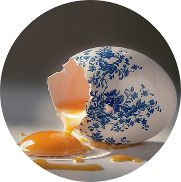 Delfts Blauw Ei van Studio Ypie