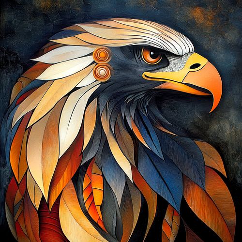 Majestätischer Adler von Jutta Maria Pusl