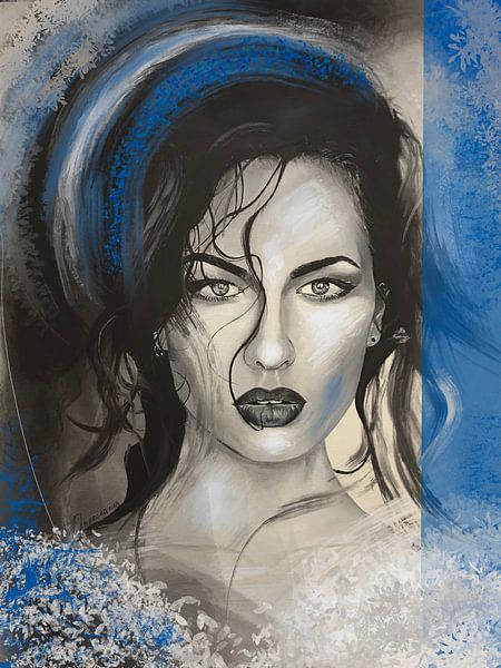 Porträt einer starken Frau von Ljupka Kareska