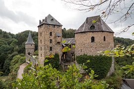 Castle Reinhardstein near Robertville village in Belgium. Belgian Ardennes region by ChrisWillemsen