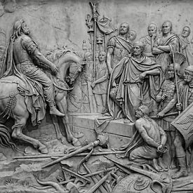 vercingetorix-wirft-seine-Waffen-zu-Füßen-von-Julius von Frank Lavooij