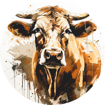 portret van een koe van Thea