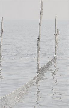 Visnetten Afsluitdijk van Kees Rustenhoven