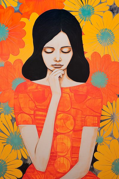 Woman abstract by Bert Nijholt