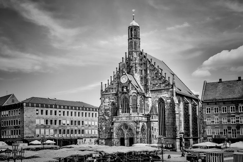 NÜRNBERG Frauenkirche & Grote Marktplein  van Melanie Viola