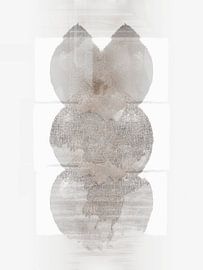 Scandinavisch minimalisme Zacht Grijs van Mad Dog Art