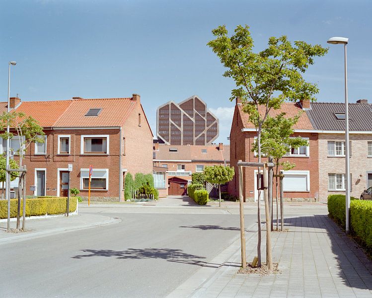 Op straat in Hasselt van Johan Vanbockryck