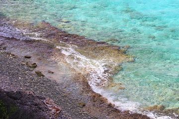 Meer auf Bonaire, kristallklar und türkisblau. von Silvia Weenink