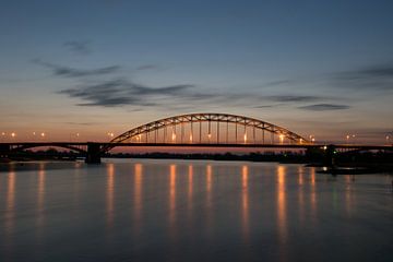 Bridge over river Waal near Nijmegen by Patrick Verhoef