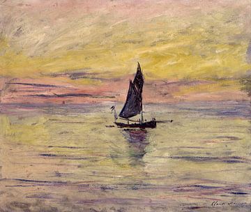 The Sailing Boat, Evening Effect - Claude Monet