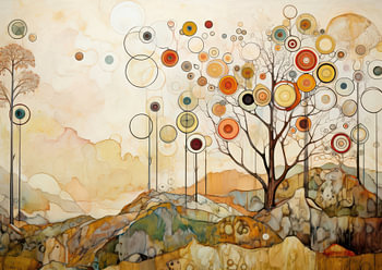 Abstract Landschap
