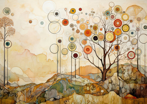 Floating Autumn Blossoms